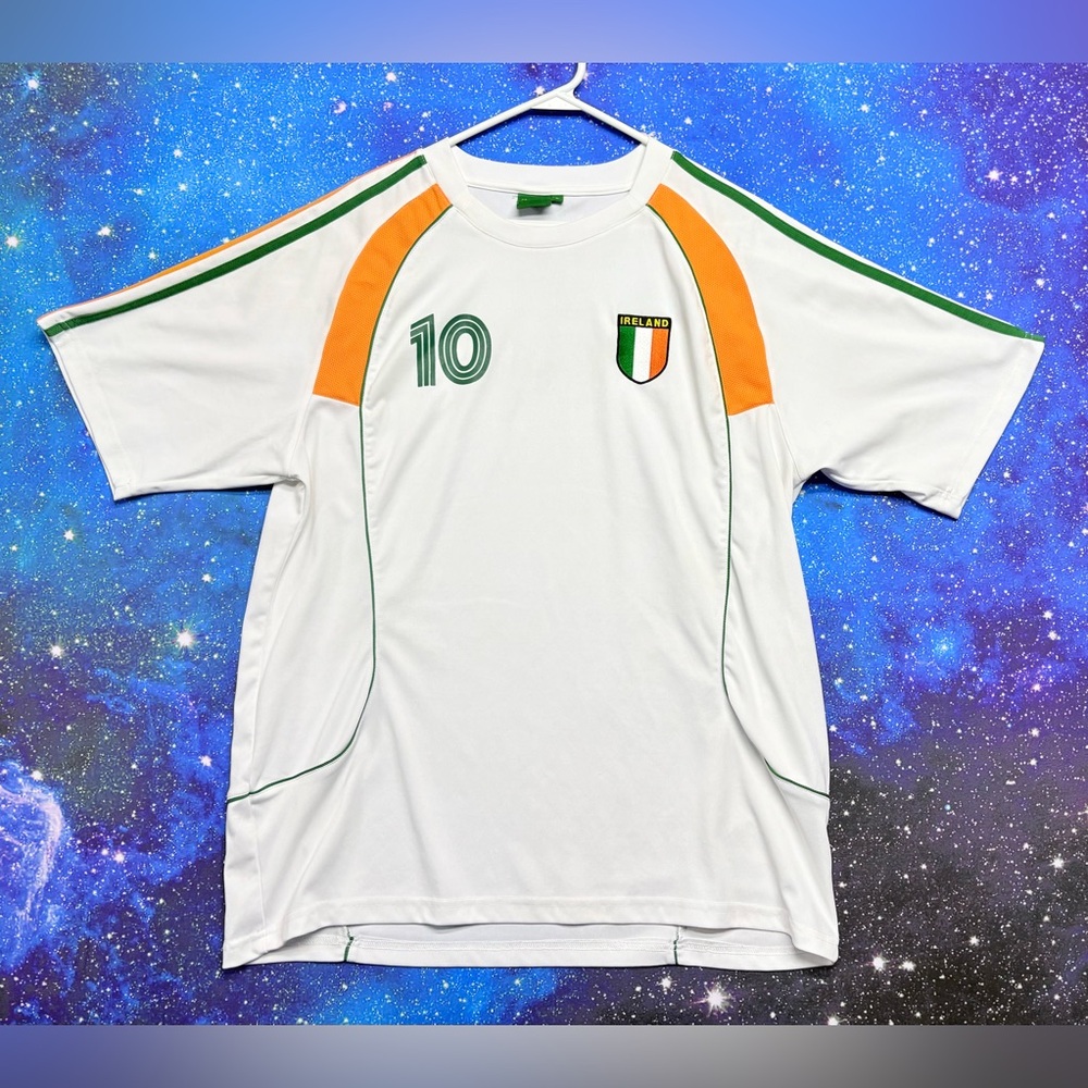 Robbie Keane MLS Ireland #10 Retro Jersey Size Lg